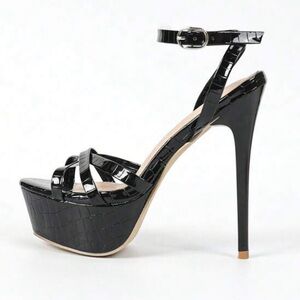 Elegant Black Stiletto Heels